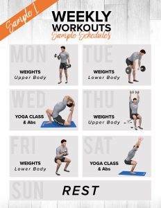 Weekly Workout Sample 1